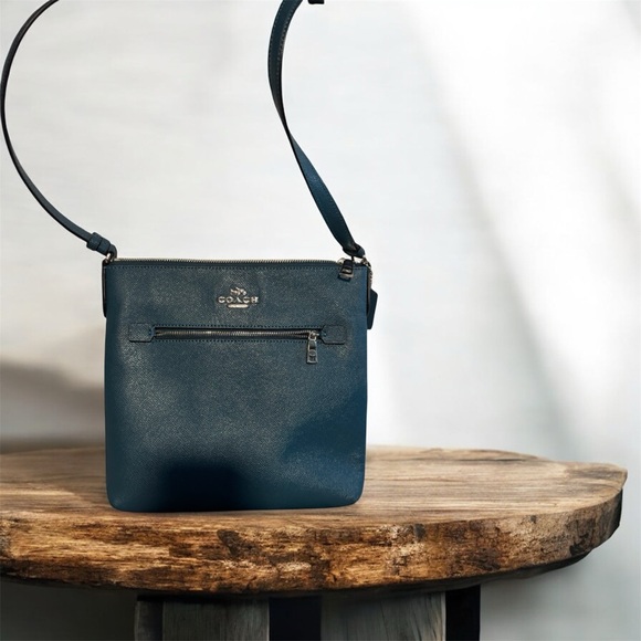 Coach Handbags - Coach Teal Crossbody Bag